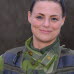 Michaela Holmér, undersköterska och hemvärnssoldat.